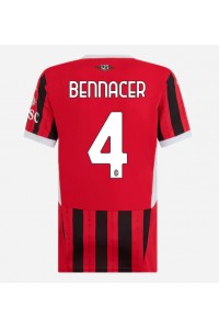 AC Milan Ismael Bennacer #4 Voetbaltruitje Thuis tenue Dames 2024-25 Korte Mouw